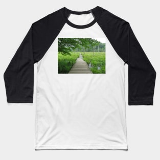 Wetlands Boardwalk Baseball T-Shirt